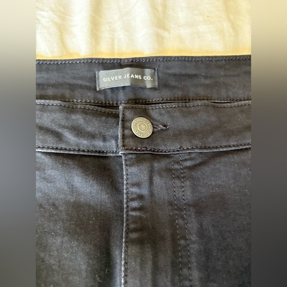 Silver Jeans NWT Ibister high rise skinny black size 22W 29” inseam pants - Picture 12 of 14